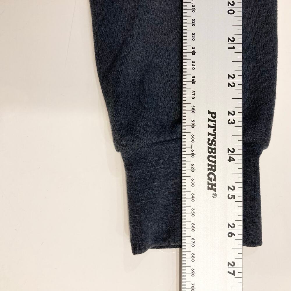Nwot AVIATOR NATION Hoodie Sweater S Grey Rainbow-Stripe Zip Long-Slv Pocket - Picture 12 of 12